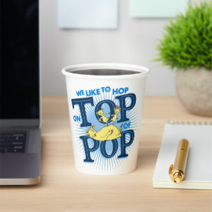 Dr. Seuss We Like To Hop On Top Of Pop Paper Cups