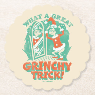 Dr. Seuss What a Great Grinchy Trick! Paper Coaster