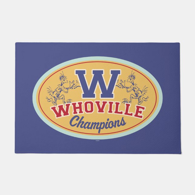 Dr. Seuss | Who-ville Champions Doormat (Front)