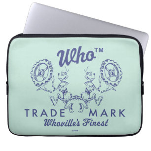 Dr. Seuss   Who-ville's Finest Logo Laptop Sleeve