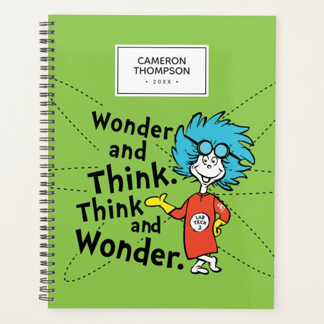 Dr. Seuss | Wonder and Think. Think and Wonder. Planner (Front)