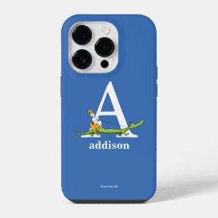 Dr. Seuss's ABC: Letter A - White Add Your Name iPhone 14 Pro Case