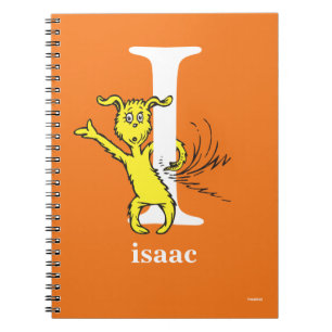 Dr. Seuss's ABC: Letter I - White   Add Your Name Spiral Notebook