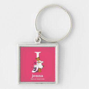 Dr. Seuss's ABC: Letter J - White   Add Your Name Key Ring