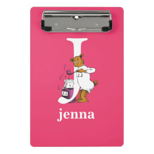 Dr. Seuss's ABC: Letter J - White   Add Your Name Mini Clipboard
