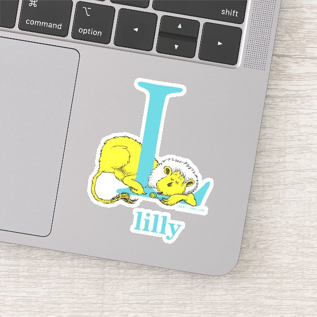 Dr. Seuss's ABC: Letter L - White | Add Your Name (Detail)