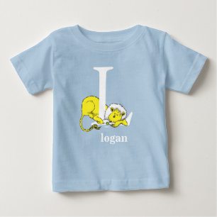 Dr. Seuss's ABC: Letter L - White   Add Your Name Baby T-Shirt
