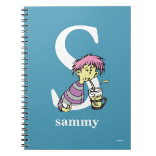 Dr. Seuss's ABC: Letter S - White Add Your Name Spiral Notebook
