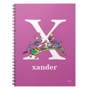 Dr. Seuss's ABC: Letter X - White   Add Your Name Notebook