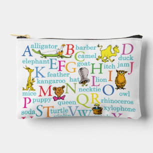 Dr. Seuss's ABC Pattern with Words Accessory Pouch