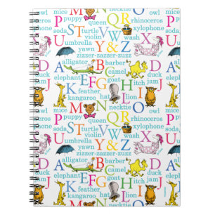 Dr. Seuss's ABC Pattern with Words Notebook
