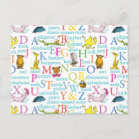 Dr. Seuss's ABC Pattern with Words