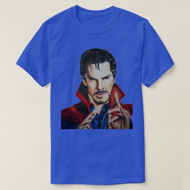 Dr Strange Drawing T-Shirt (Design Front)