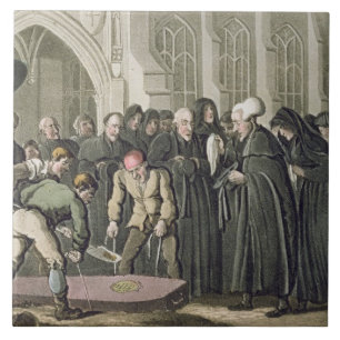 Dr Syntax at the Funeral of his Wife, from 'The To Tile