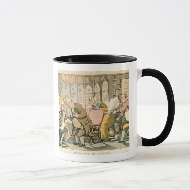 Dr Syntax in Danger, from 'The Tour of Dr Syntax i Mug (Right)