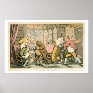 Dr Syntax in Danger, from 'The Tour of Dr Syntax i Poster