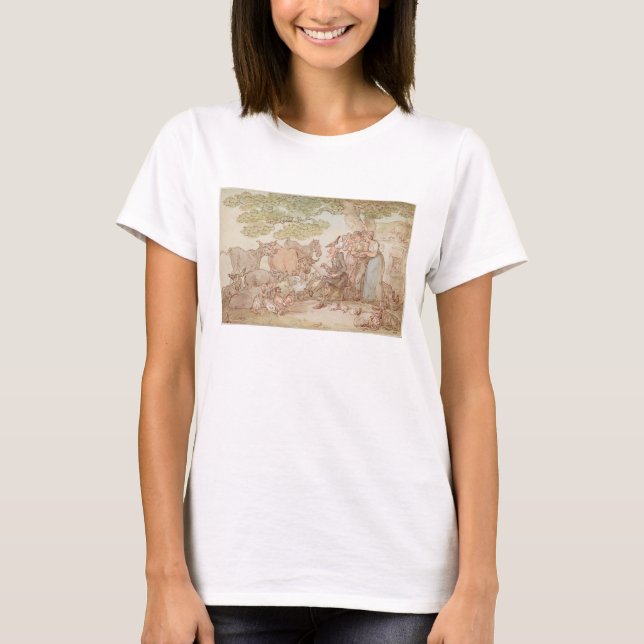 Dr. Syntax sketching after nature T-Shirt (Front)