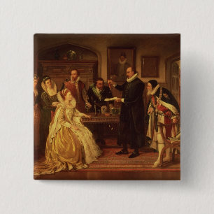 Dr William Gilberd 15 Cm Square Badge