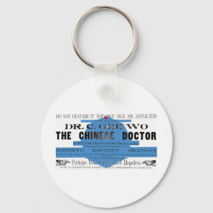 Dr Wo The Chinese Doctor Vintage Ad Key Ring