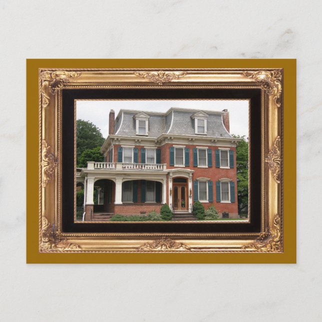 "Dr. Wolfe House" Postcard (Front)