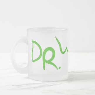 Dr. Worm Frosted Glass Coffee Mug