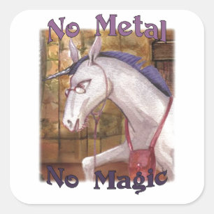 Dr. Zinko No Metal No Magic Stickers