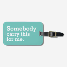 Draag Dit Voor Me grappig bagagelabel