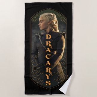 "Dracarys" Daenerys Targaryen Graphic Beach Towel