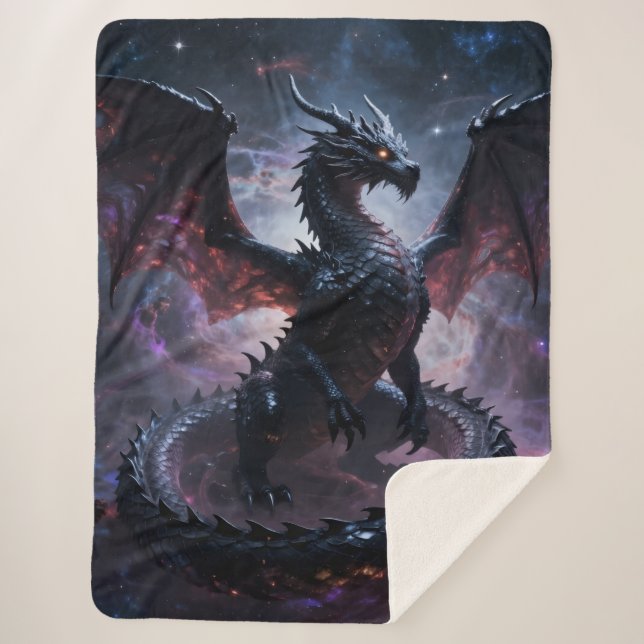Drachenwelt – Das Reich aus Feuer und Magie´2 Sherpa Blanket (Front)