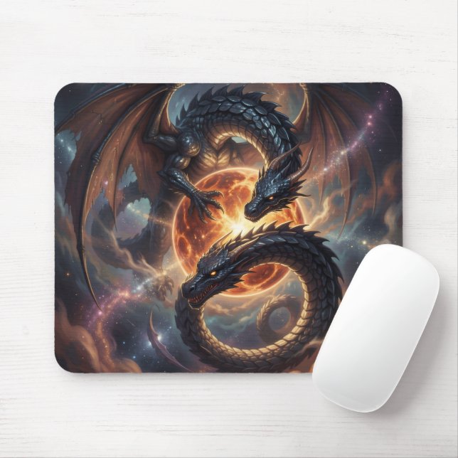 Drachenwelt – Das Reich aus Feuer und Magie´3 Mouse Pad (With Mouse)