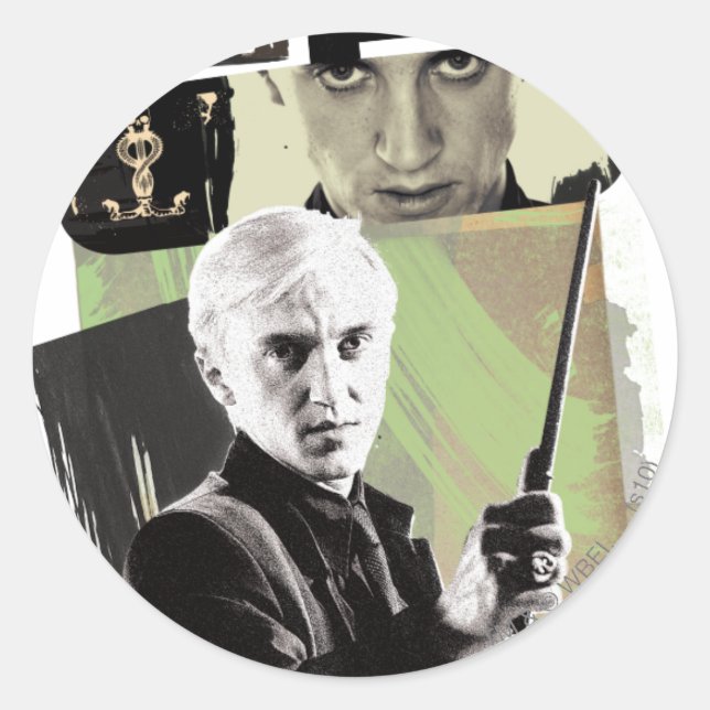 Draco Malfoy 2 Classic Round Sticker (Front)