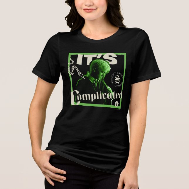 Draco Malfoy - "It's Complicated" Tri-Blend Shirt (Front)