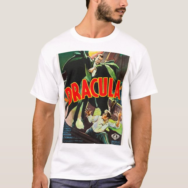 Dracula 1931 Film Poster T-Shirt (Front)