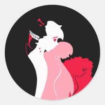 Dracula and His Victims Sticker