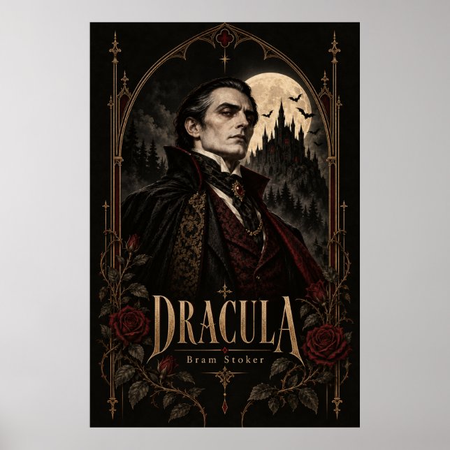 Dracula – Bram Stoker Gothic Vampire Poster (Front)