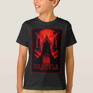 Dracula Gothic Horror Vampire Art -halloween Vampi T-Shirt