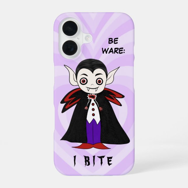 Dracula iPhone 16 Case (Back)