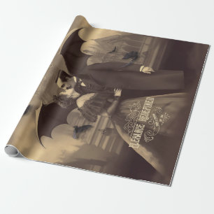 Dracula Kissing Mina Bram Stoker Inspired Embrace Wrapping Paper