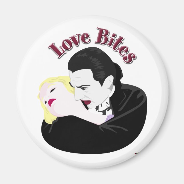 Dracula, Love Bites Magnet (Front)