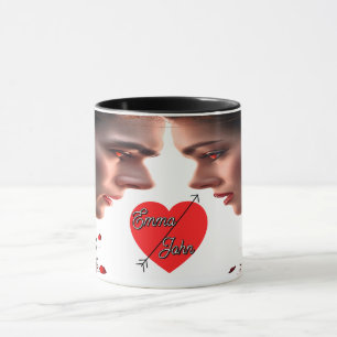 Dracula Love Story Creepy Horror Romance Halloween Mug