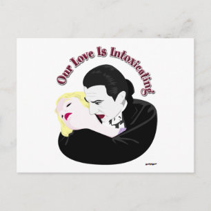 Dracula, Our Love Is Intoxicating Postcard
