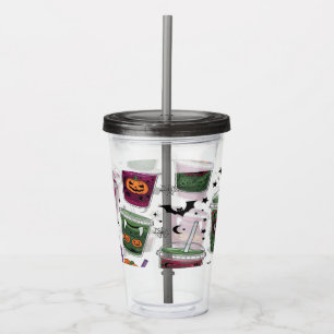 Dracula’s Candy Spooky Halloween Acrylic Tumbler