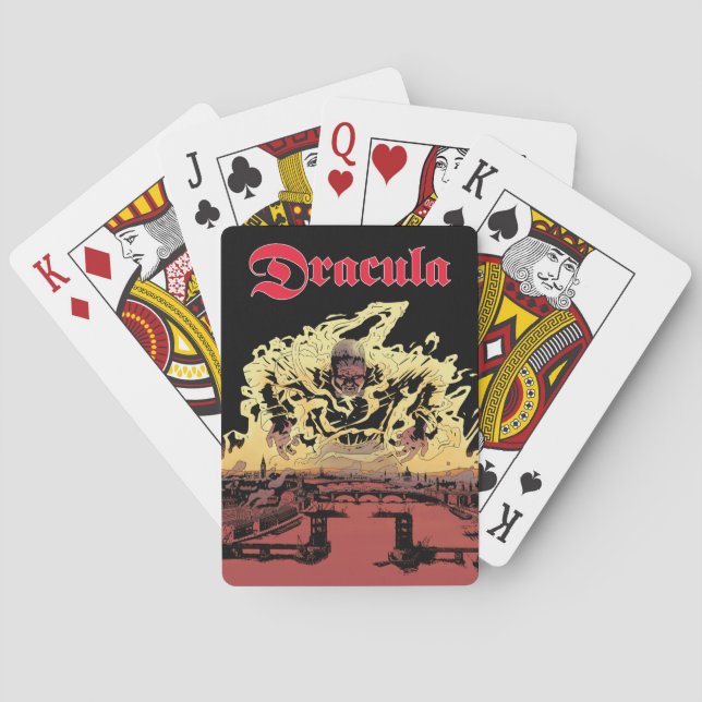 Dracula V2 design playing cards (Back)