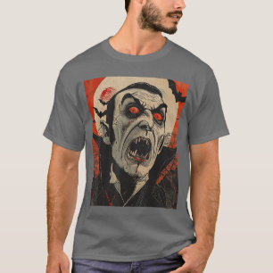Dracula Vampire Horror Spooky Halloween Costume fr T-Shirt