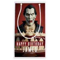Dracula Vampire themed Cream Cake - Birthday