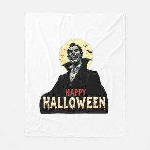 Dracula Wishes You a Spooky Night Fleece Blanket