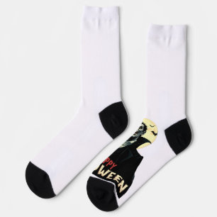 Dracula Wishes You a Spooky Night Socks