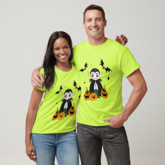 Dracula with pumpkins T-Shirt