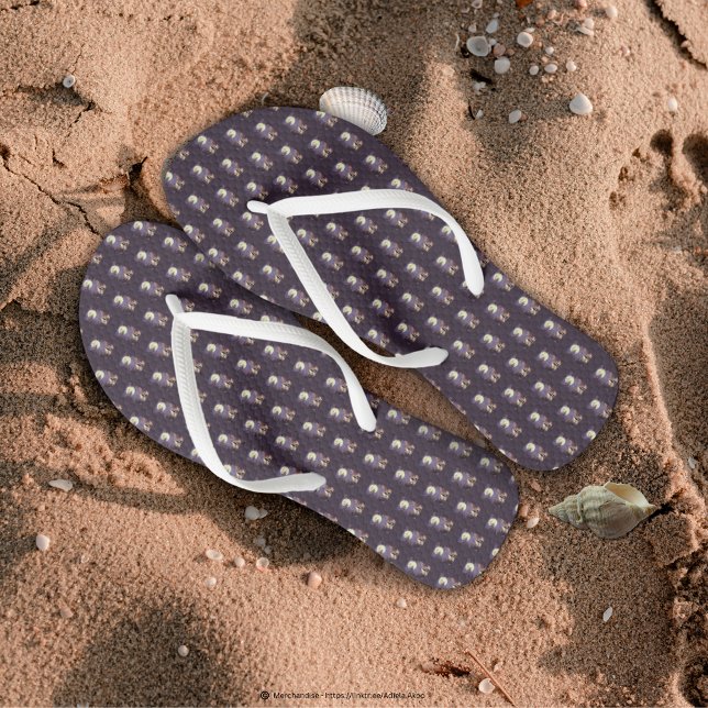 Dracular Junior Flip Flops (DJ Flip-flops designed by Poet Adiela Akoo. Browse my store for cool finds & great gift ideas now!)