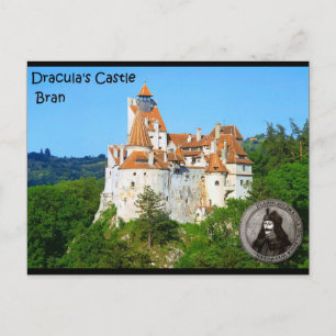 Dracula's Castle, Bran, Transylvannia Postcard